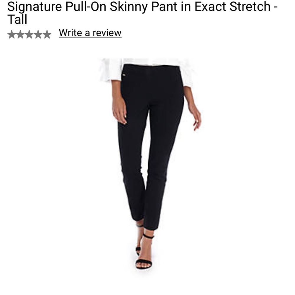 THE LIMITED Black Pull-On Skinny Pants